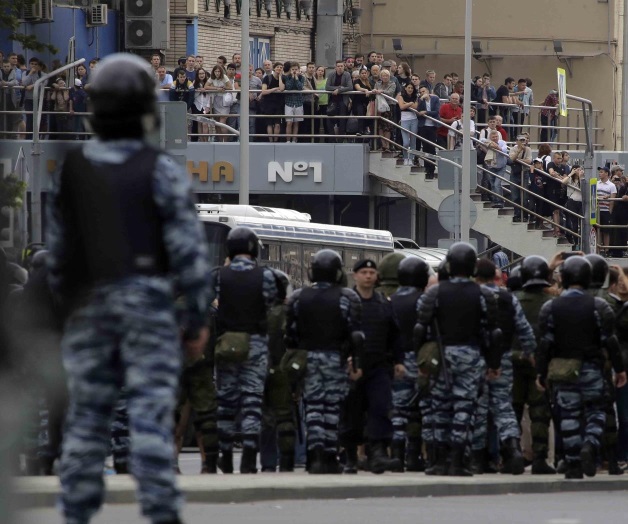 Hay protestas en Rusia desafiando al Kremlin