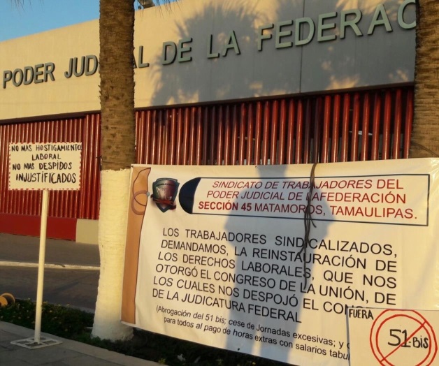 Realizan paros en Poder Judicial Realizan paros en Poder Judicial