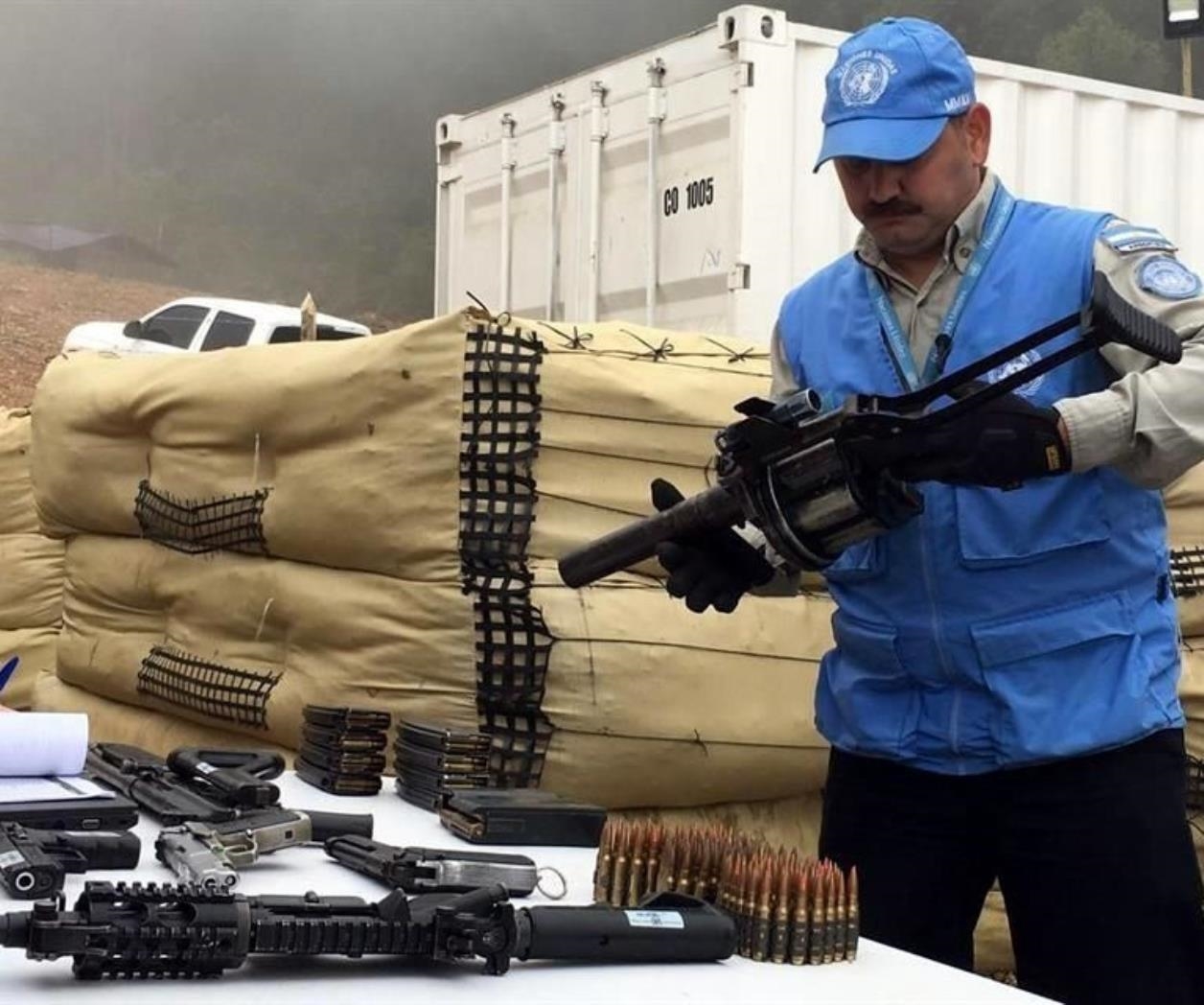 Entregan FARC 30% de armas a ONU Entregan FARC 30% de armas a ONU