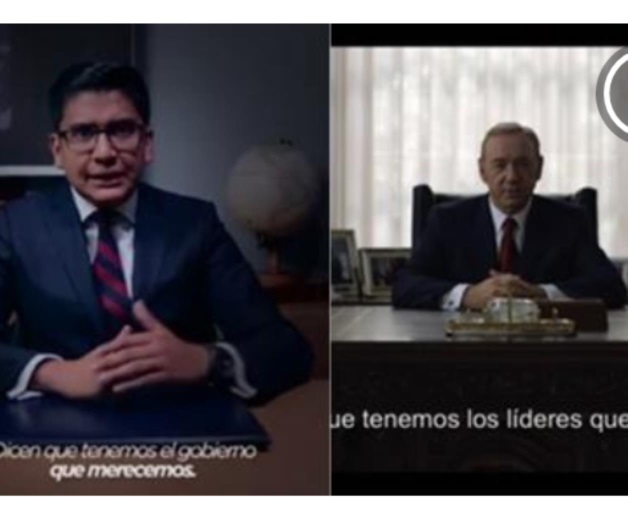 Exalcalde ‘piratea’ discurso de personaje de TV ‘House of Cards’ Exalcalde ‘piratea’ discurso de personaje de TV ‘House of Cards’