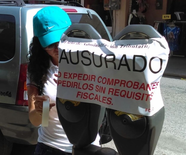 Clausura el SAT y multa por 77 mil pesos a parquímetros Clausura el SAT y multa por 77 mil pesos a parquímetros