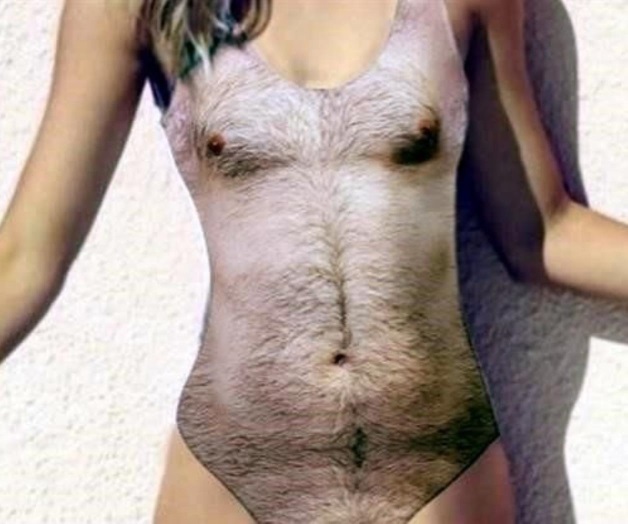 ¿Tendencia de moda? traje de baño peludo ¿Tendencia de moda? traje de baño peludo