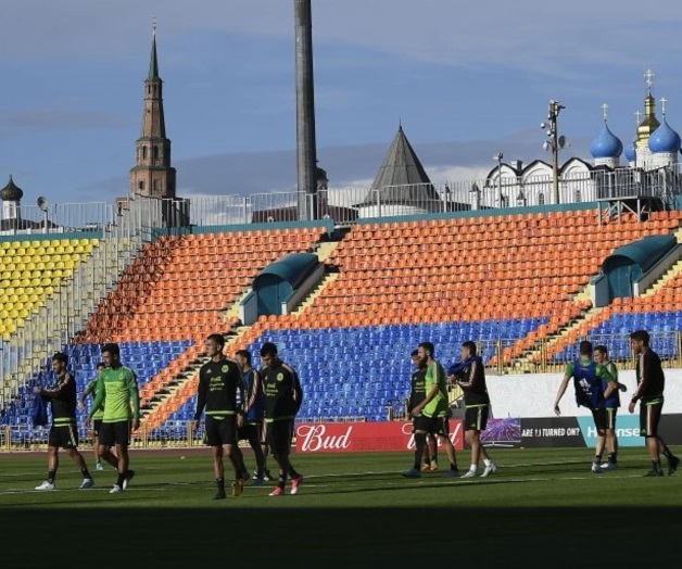 Ya entrena el Tri en Kazán Ya entrena el Tri en Kazán
