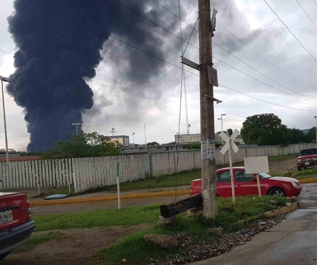 Incendio en refinería de Salina Cruz, Oaxaca