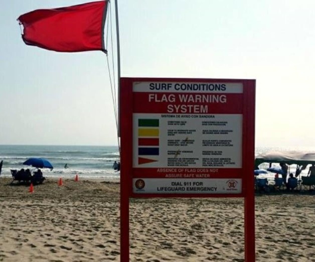 Colocan banderas rojasen las playas de la Isla Colocan banderas rojasen las playas de la Isla