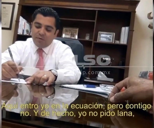 Deja su cargo Auditor Superior de SLP tras escándalo de video Deja su cargo Auditor Superior de SLP tras escándalo de video