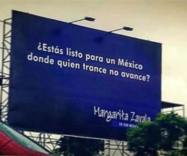 Arman campaña a Zavala con mala ortografía Arman campaña a Zavala con mala ortografía