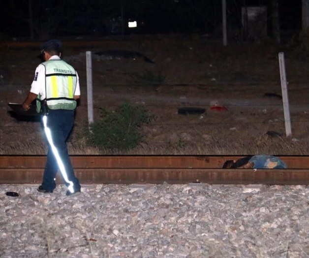 Hombre muere arrollado por el tren
