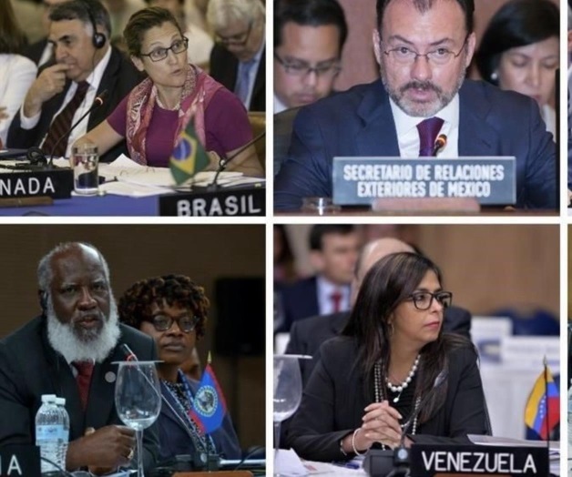 Van 27 Ministros a Asamblea de la OEA