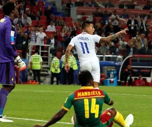 Presencia tigre en victoria de Chile 2-0 a Camerún Presencia tigre en victoria de Chile 2-0 a Camerún