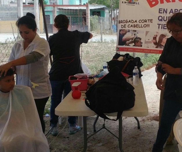 Apoyan con brigadaen Pedro J. Méndez