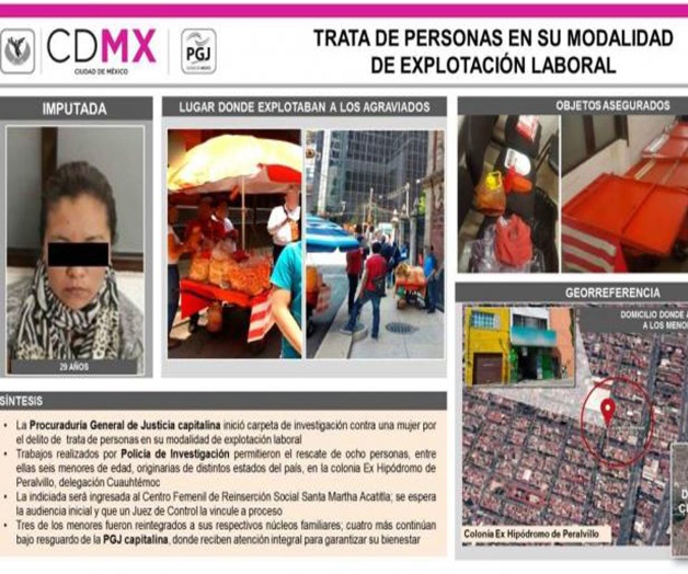 Rescatan a 8 presuntas víctimas de explotación laboral Rescatan a 8 presuntas víctimas de explotación laboral