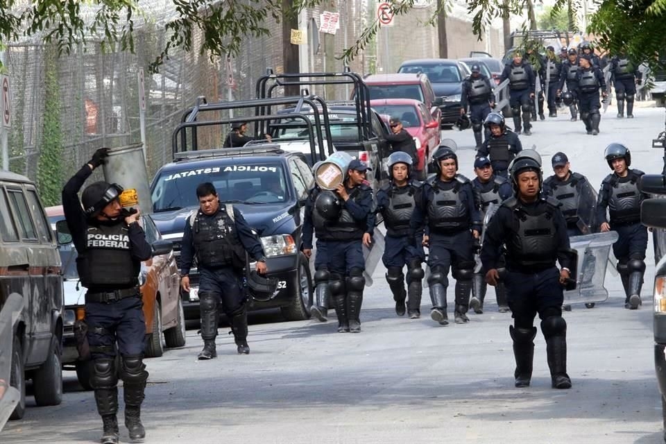Fasci precisó que en el operativo participan mil 200 elementos, entre policías del estado y elementos federales. Foto: Francisco Bustos