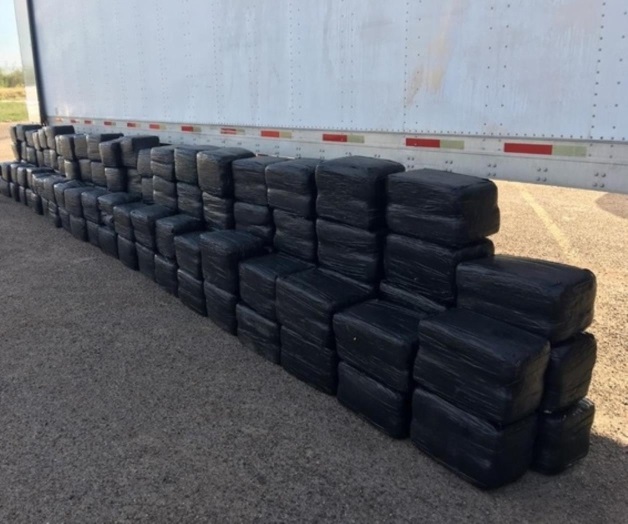 Aseguran droga valuada en más de 1 millón de Dls.