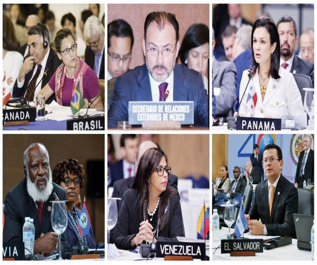 Inicia OEA en Cancún su 47 asamblea Inicia OEA en Cancún su 47 asamblea