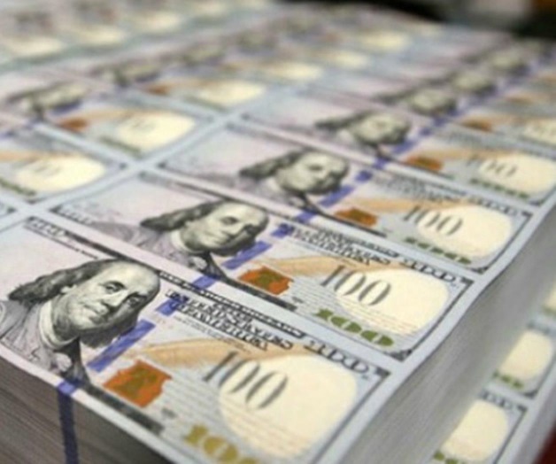 Reservas internacionales caen en 73 mdd