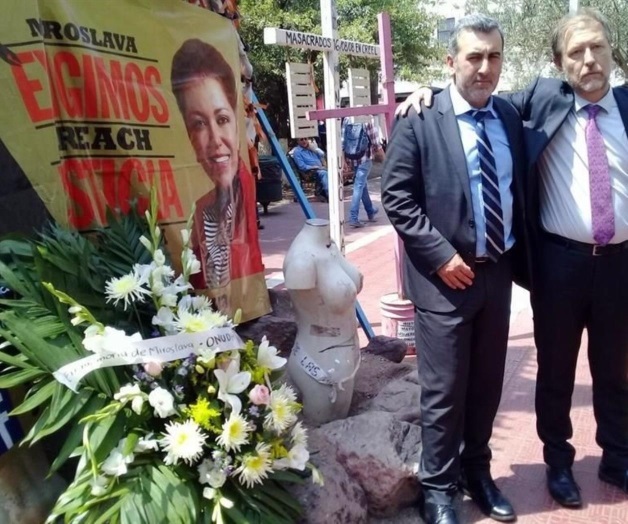 Exigen justicia por asesinato de Miroslava Breach Exigen justicia por asesinato de Miroslava Breach