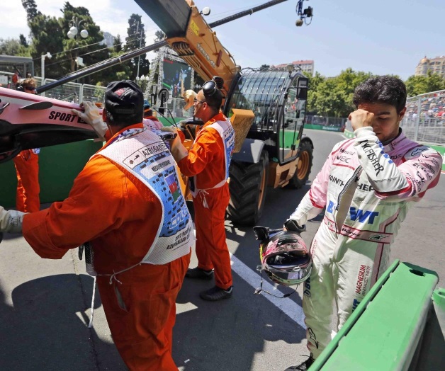 Sólo fue el susto para ‘Checo’ Pérez