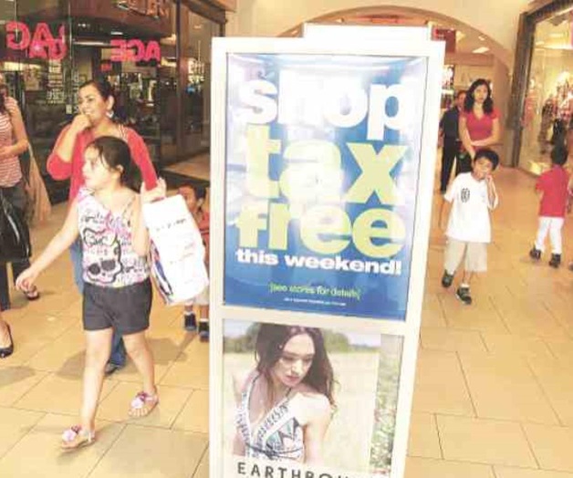 Esperan fin de semanaexento de impuestos Esperan fin de semanaexento de impuestos