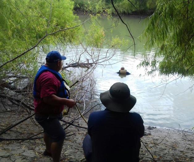 Flota cuerpo en el Anzaldúas Flota cuerpo en el Anzaldúas