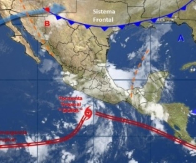 Se forma la tormenta tropical Dora frente a las costas de Guerrero