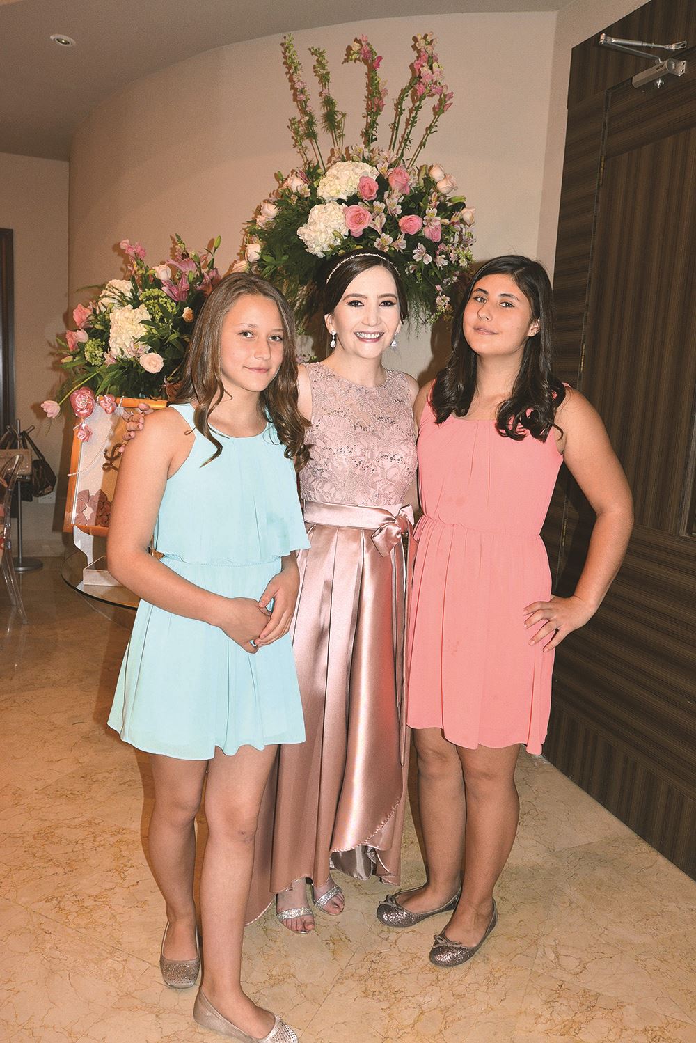 PRIMAS. Hannah Rodríguez, Laura Pérez y Tiziana Rodríguez.