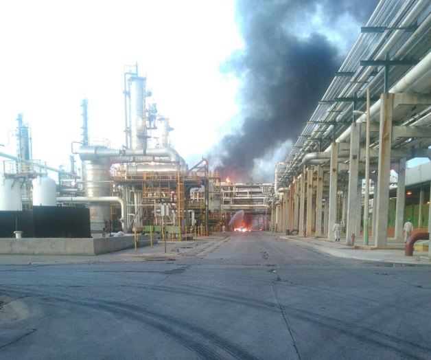 Cimbra explosión refinería y colonias Cimbra explosión refinería y colonias