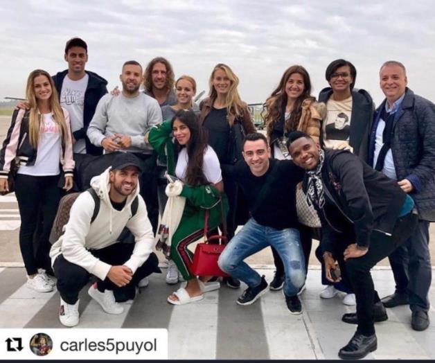 Arriban estrellas internacionales de futbol a Argentina para boda de Messi Arriban estrellas internacionales de futbol a Argentina para boda de Messi