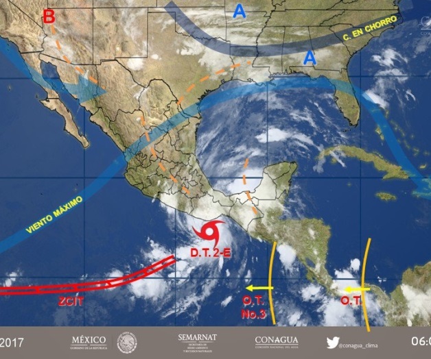 Ondas tropicales 8 y 9 provocarán fuertes tormentas en el país Ondas tropicales 8 y 9 provocarán fuertes tormentas en el país