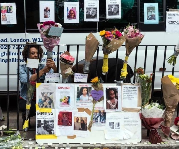 Usó GB material barato en Torre Grenfell Usó GB material barato en Torre Grenfell