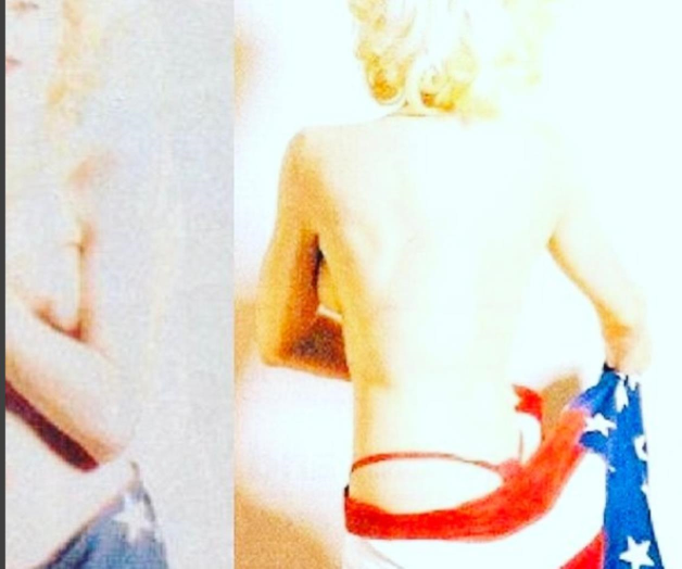 Madonna en ‘topless’