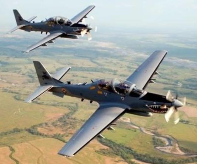 Presenta Brasil en Colombia aviones Súper Tucanos EMB314