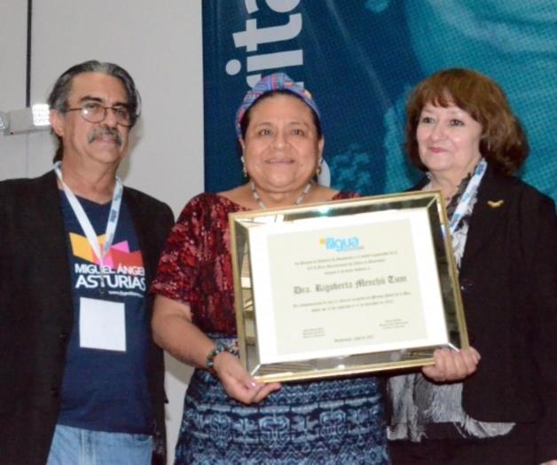 Celebra Rigoberta Menchú 25 años del Premio Nobel de la Paz