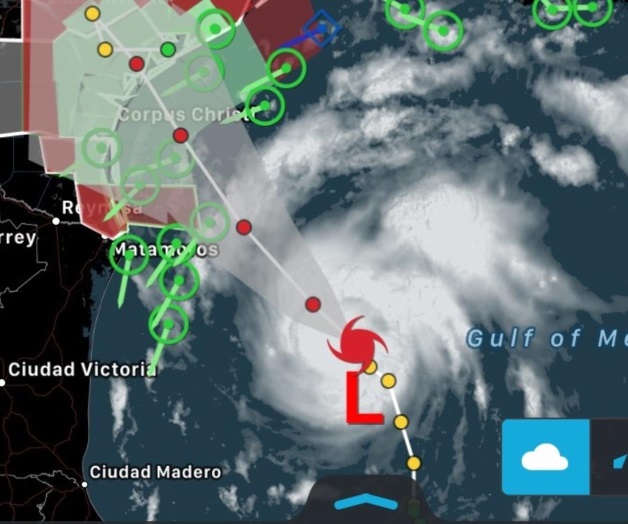Harvey se convierte en huracán categoría 1; amenaza al sureste de Texas y noreste de Tamaulipas
