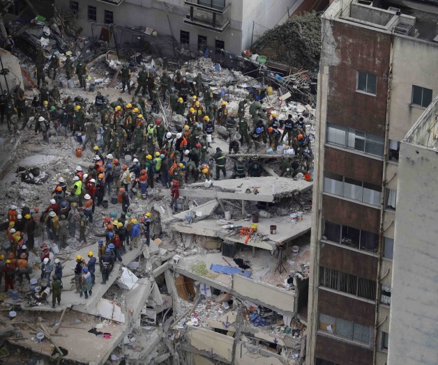 Terremoto de 7.1 eleva cifra de muertos a 250