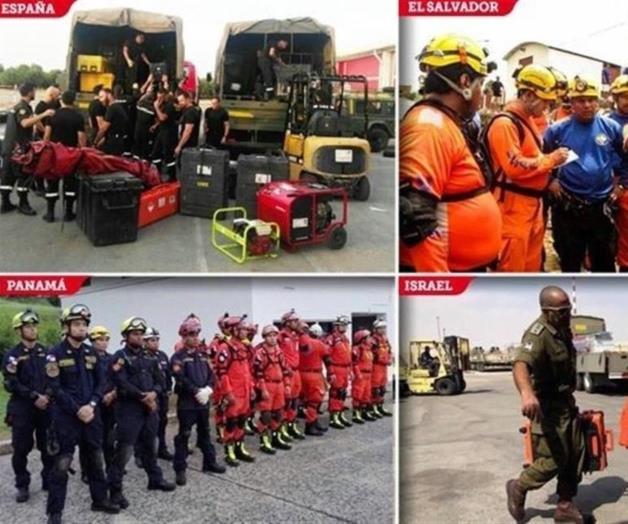 El mundo se mueve por México, envían rescatistas y equipos El mundo se mueve por México, envían rescatistas y equipos