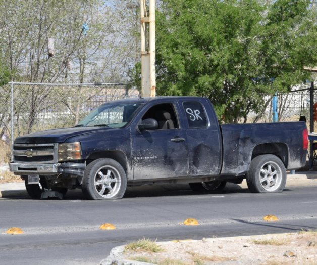 Aseguran camioneta que participa en balacera