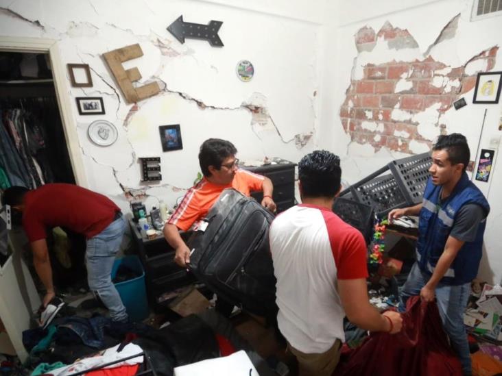 Reportan 3 mil 500 edificios dañados Reportan 3 mil 500 edificios dañados
