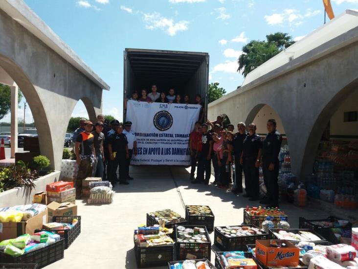 Envían 21 Ton. de ayuda a afectados Envían 21 Ton. de ayuda a afectados