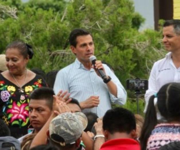 Recorre Peña Nieto Jiquipilas, Chiapas