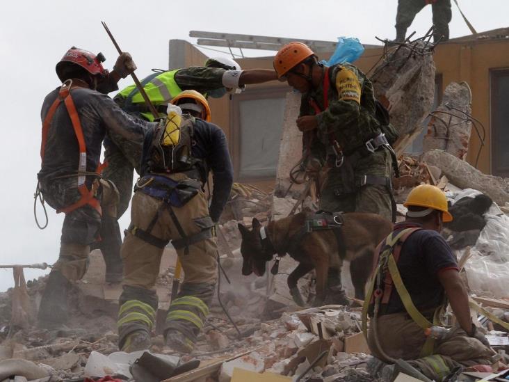 Recuperan 6 cuerpos en edificio de A. Obregón Recuperan 6 cuerpos en edificio de A. Obregón