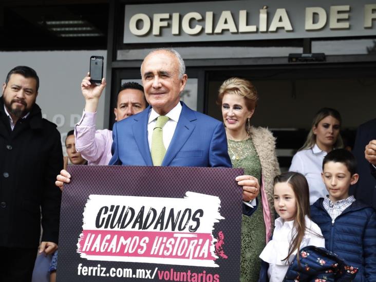 Registra Ferriz su aspiración por candidatura independiente Registra Ferriz su aspiración por candidatura independiente