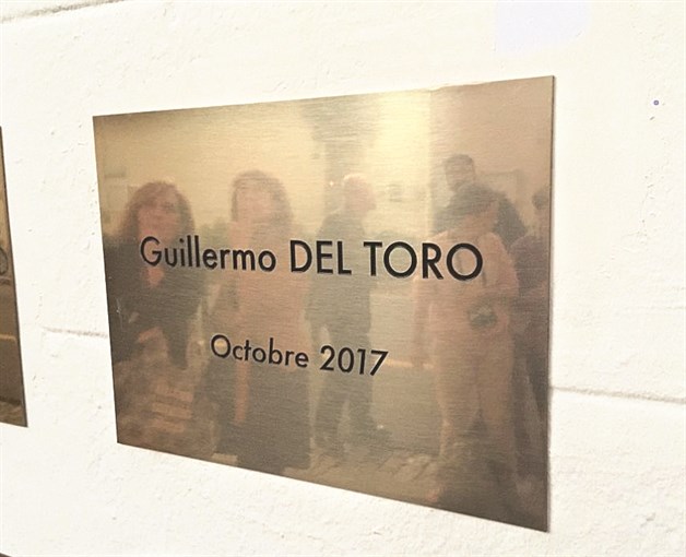 Grabado en ‘muro de los cineastas’