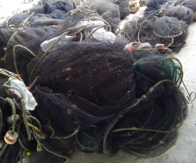 Decomisan más redes en barra Boca de Catán