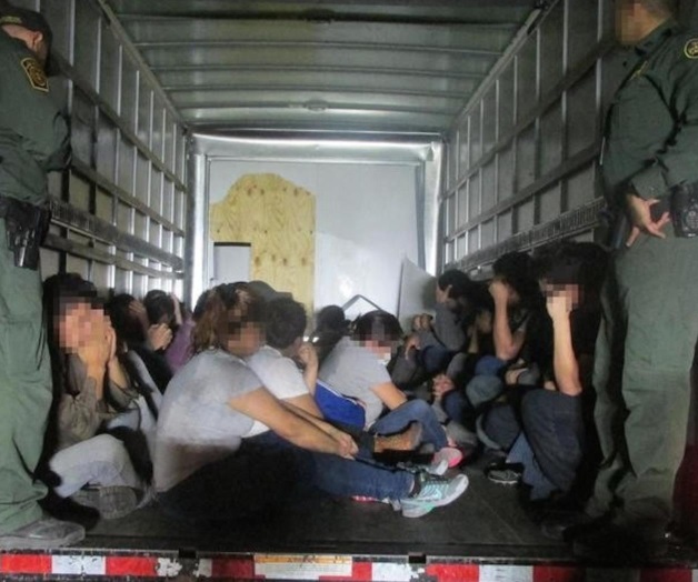 Aprehende PF a 26 indocumentados. Puesto de control de Falfurrias Aprehende PF a 26 indocumentados. Puesto de control de Falfurrias