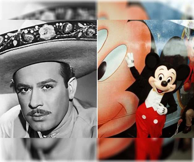 Celebran cumpleaños de Pedro Infante y Mickey Mouse