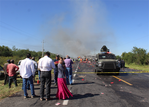 Deja carreterazo cuatro fallecidos. Tragedia en tramo Victoria-Monterrey