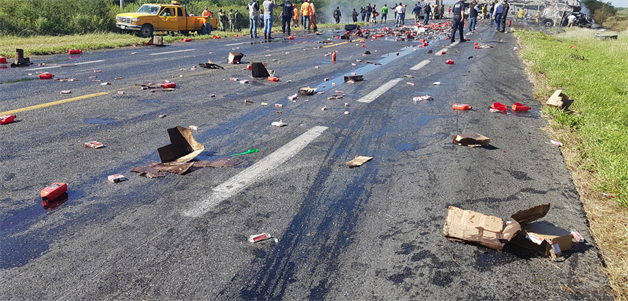 Deja carreterazo cuatro fallecidos. Tragedia en tramo Victoria-Monterrey