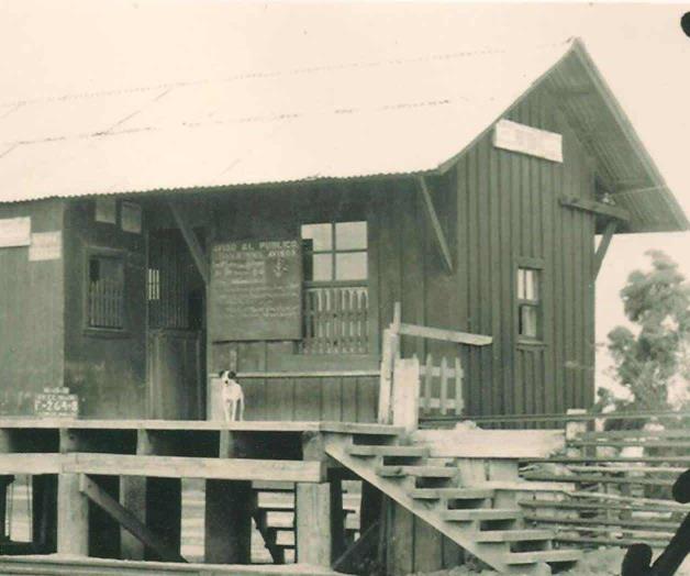 La estación del ferrocarril de Río Bravo, Tamaulipas