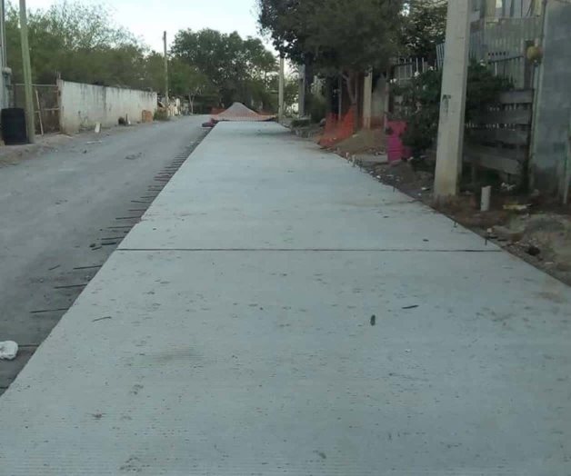 Pavimentación en calle Sandra; se beneficia a 328 habitantes